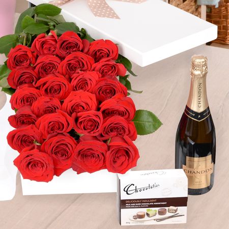 Valentine's Day Affection with Chocs & Chandon