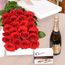 Valentine's Day Affection with Chocs & Chandon Flowers