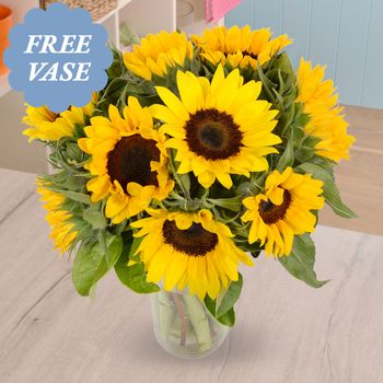 Dazzle with Vase Flowers